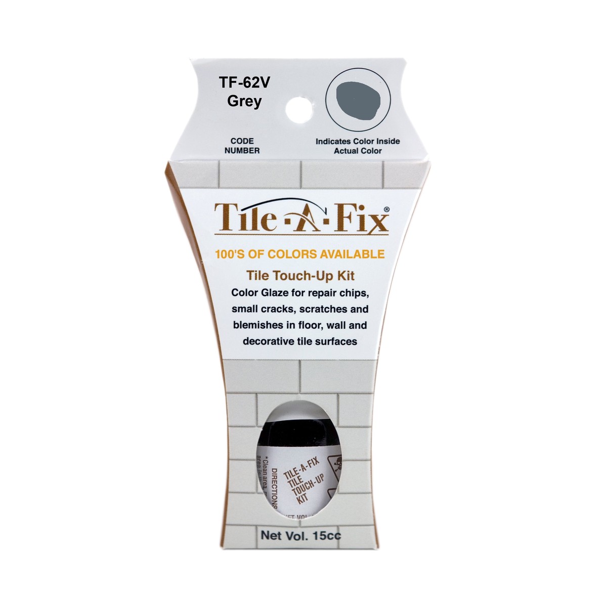 TF-62V Tile-A-Fix Touch Up Repair Glaze Voc - Grey