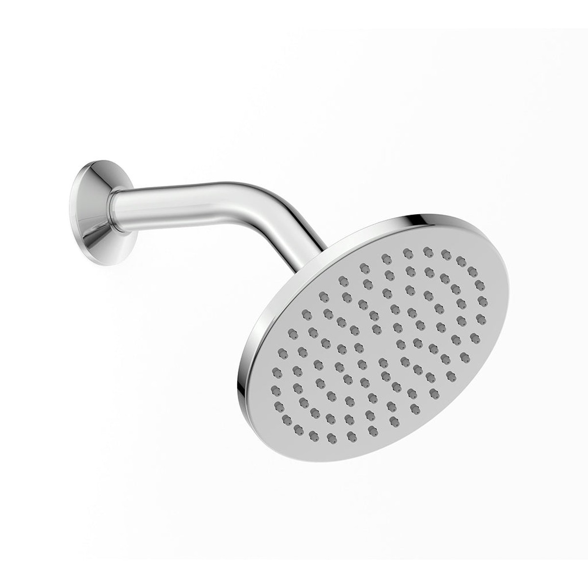 Acqua Complete Round Rainfall Shower Head - Wall Mount - 6 AbsPolished Chrome