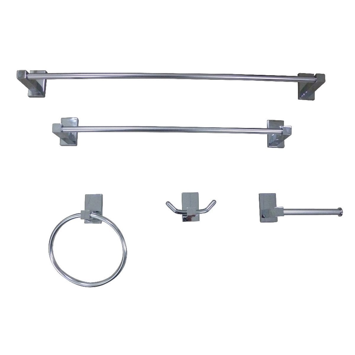 Kingston Brass Continental 5-Piece Bathroom Accessory Set