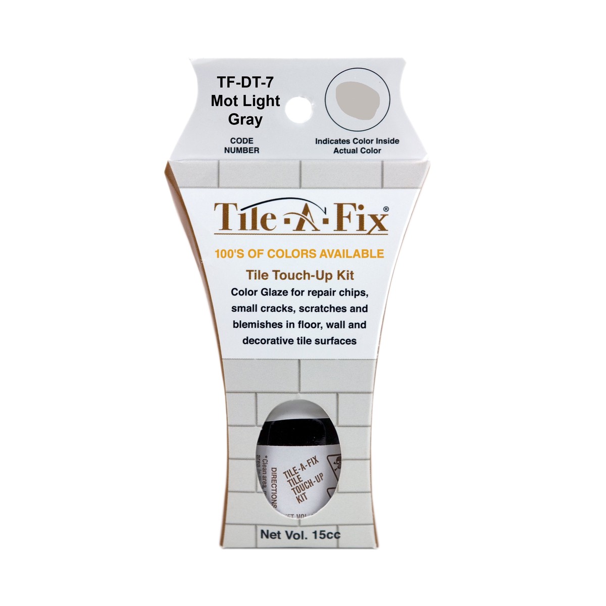 TF-DT-7 Tile-A-Fix Tile Touch Up Repair Glaze - Daltile Mot Light Gray
