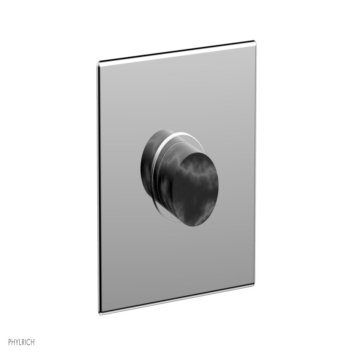 BASIC II 34 Thermostatic Shower Trim - Black Marble 4-186