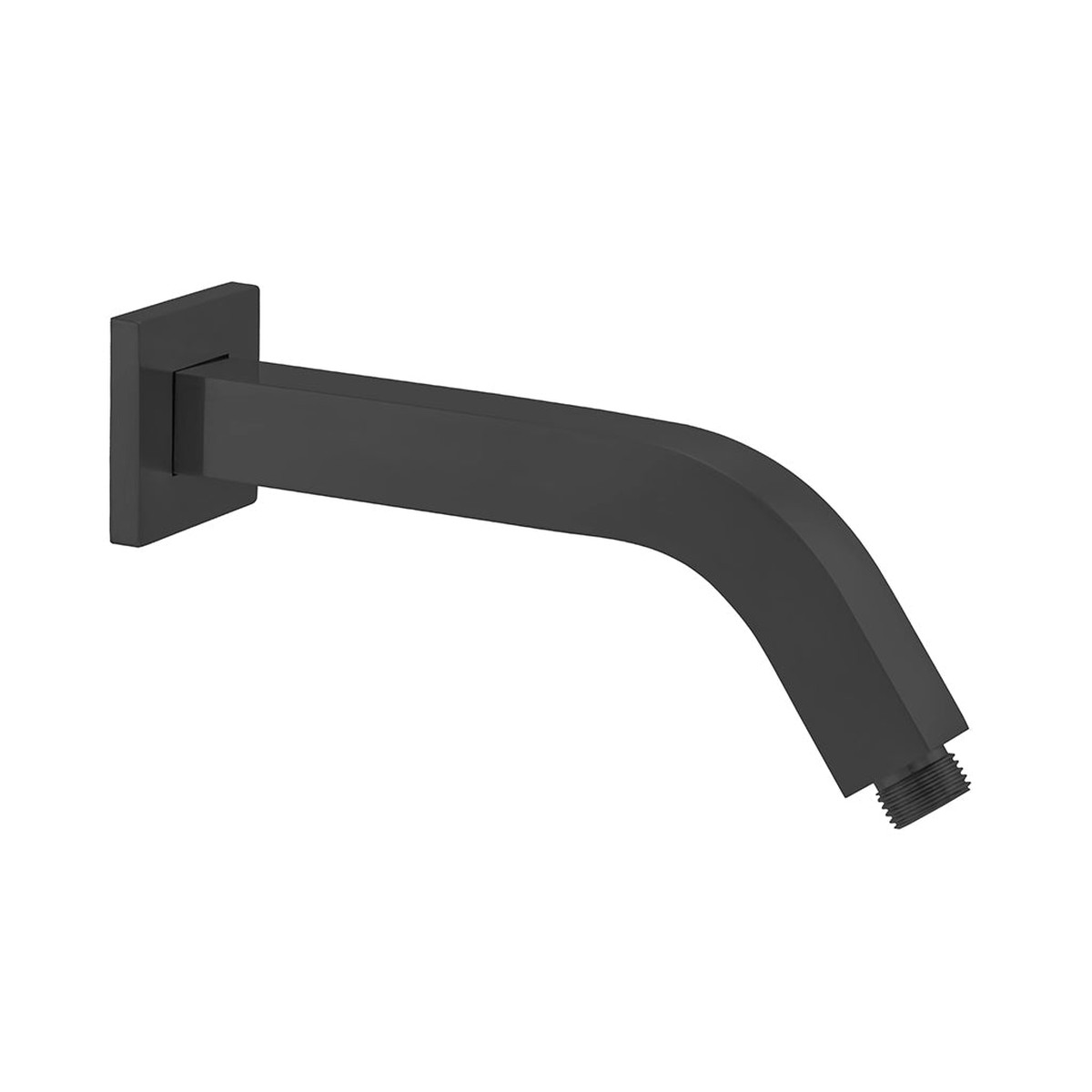 Devon 45 Degrees Shower Arm - Wall Mount - 8 BrassMatt Black