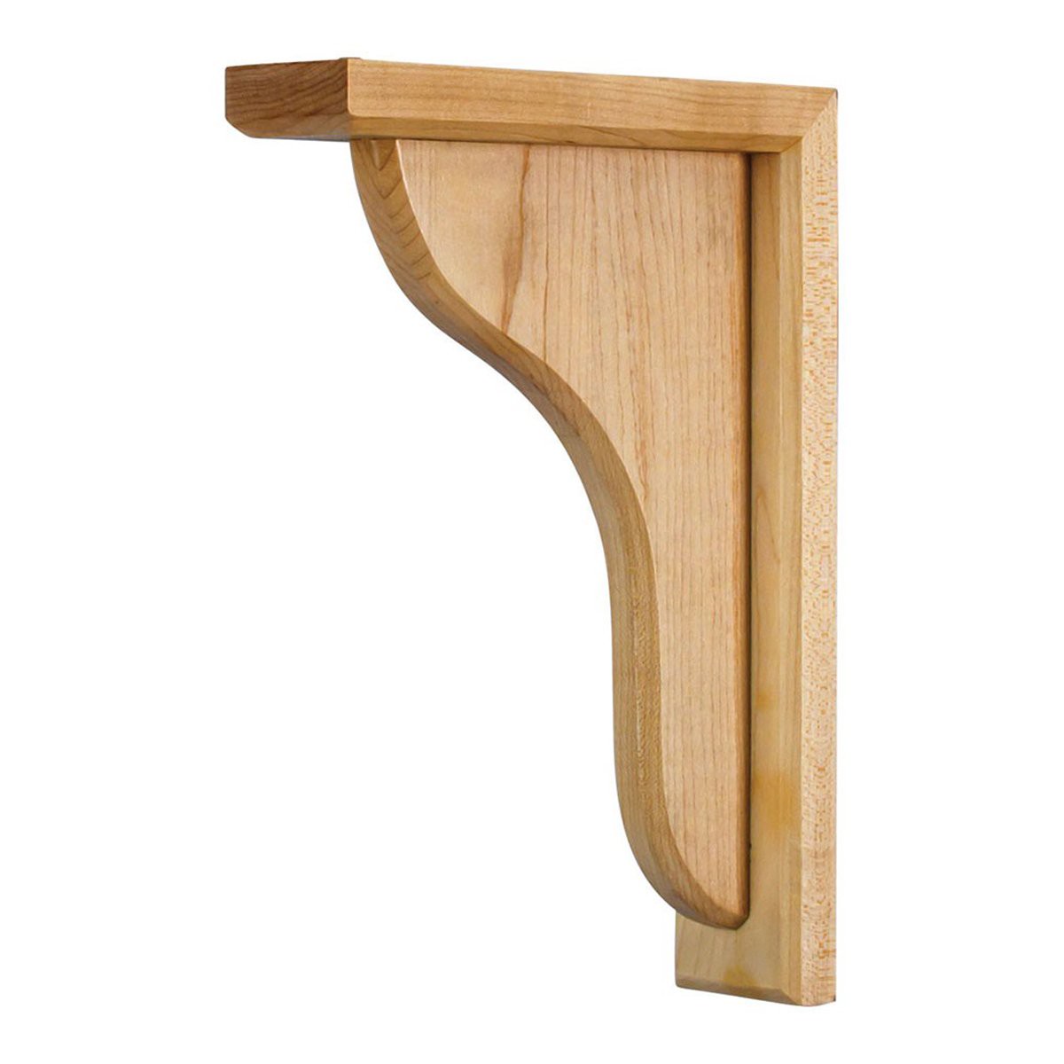 Hardware Resources White Birch Simple Wood Bar Bracket