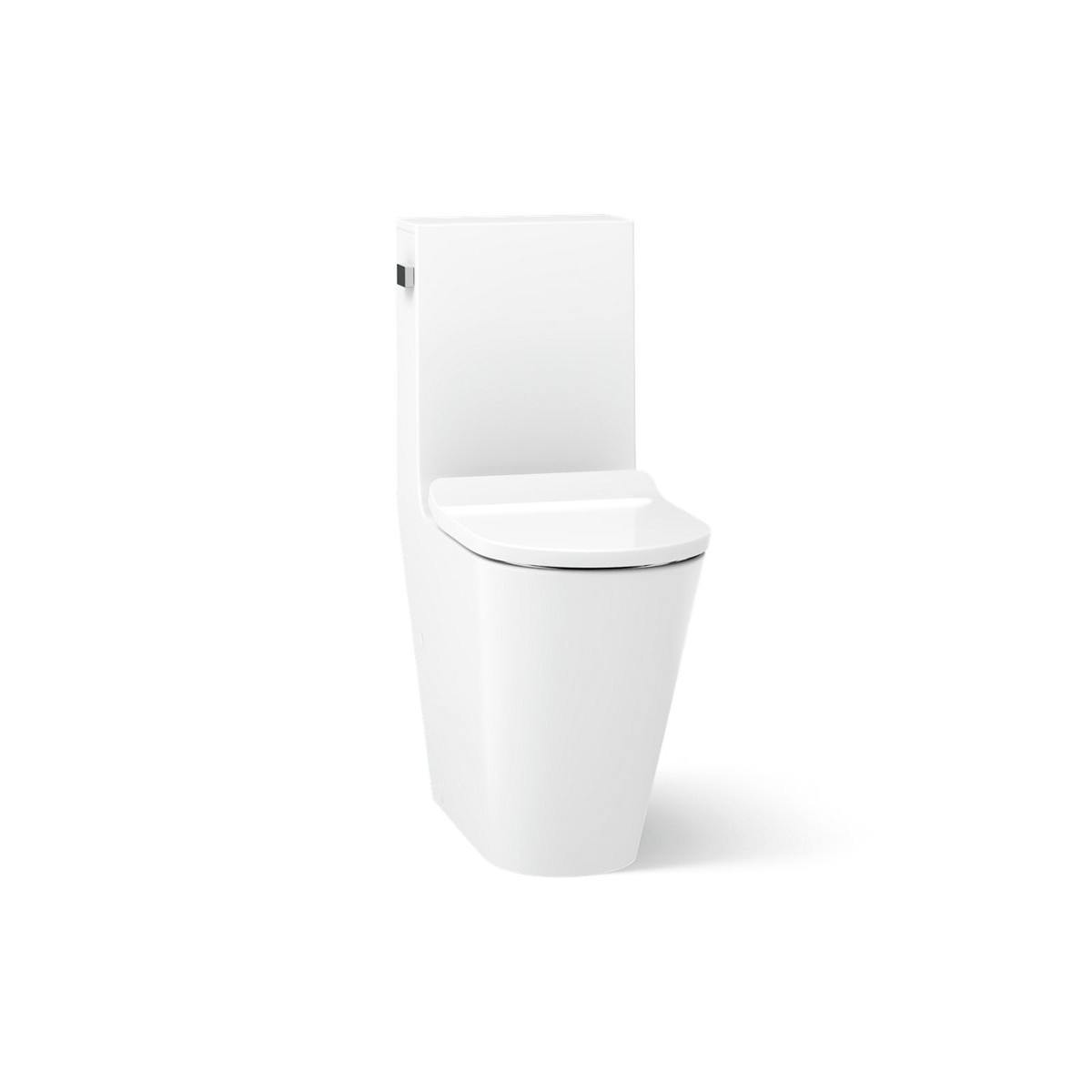 KOHLER K-22378-TBH Brazn One-piece Compact Elongated Toilet with Skirted Trapway Dual-flush