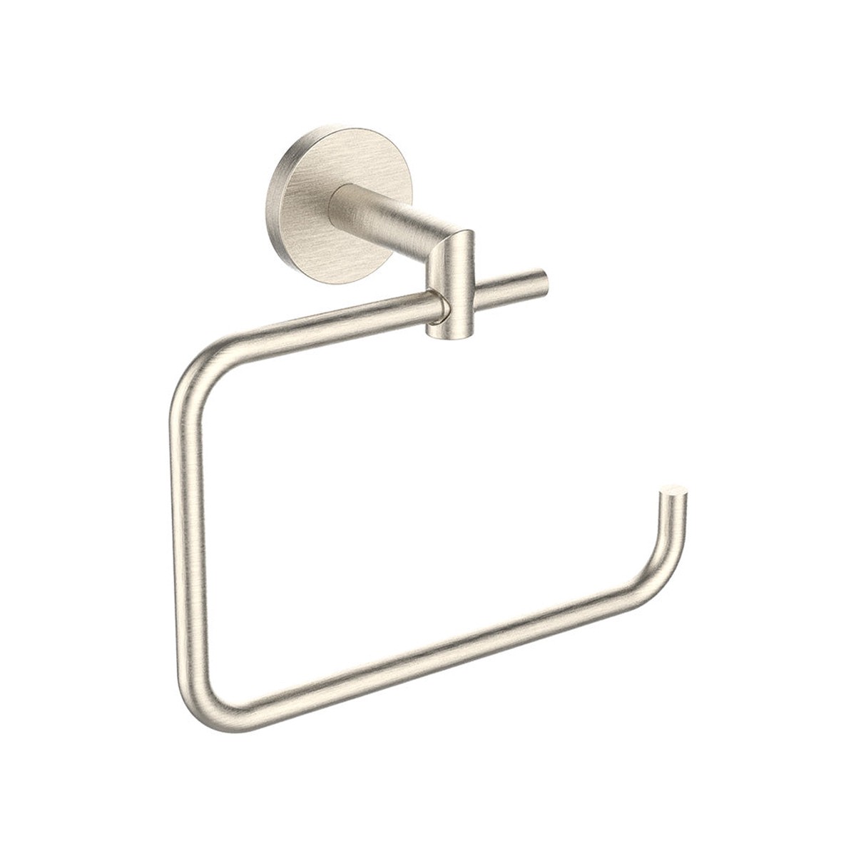 Seattle Towel Ring - Wall Mount - 8 ZincBrushed Nickel
