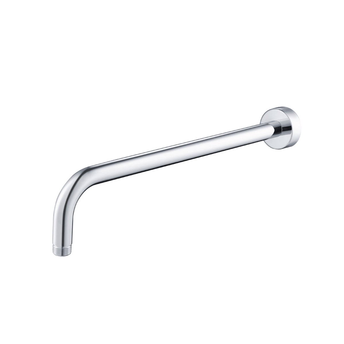 Universal Round Shower Arm - Wall Mount - 16 BrassPolished Chrome