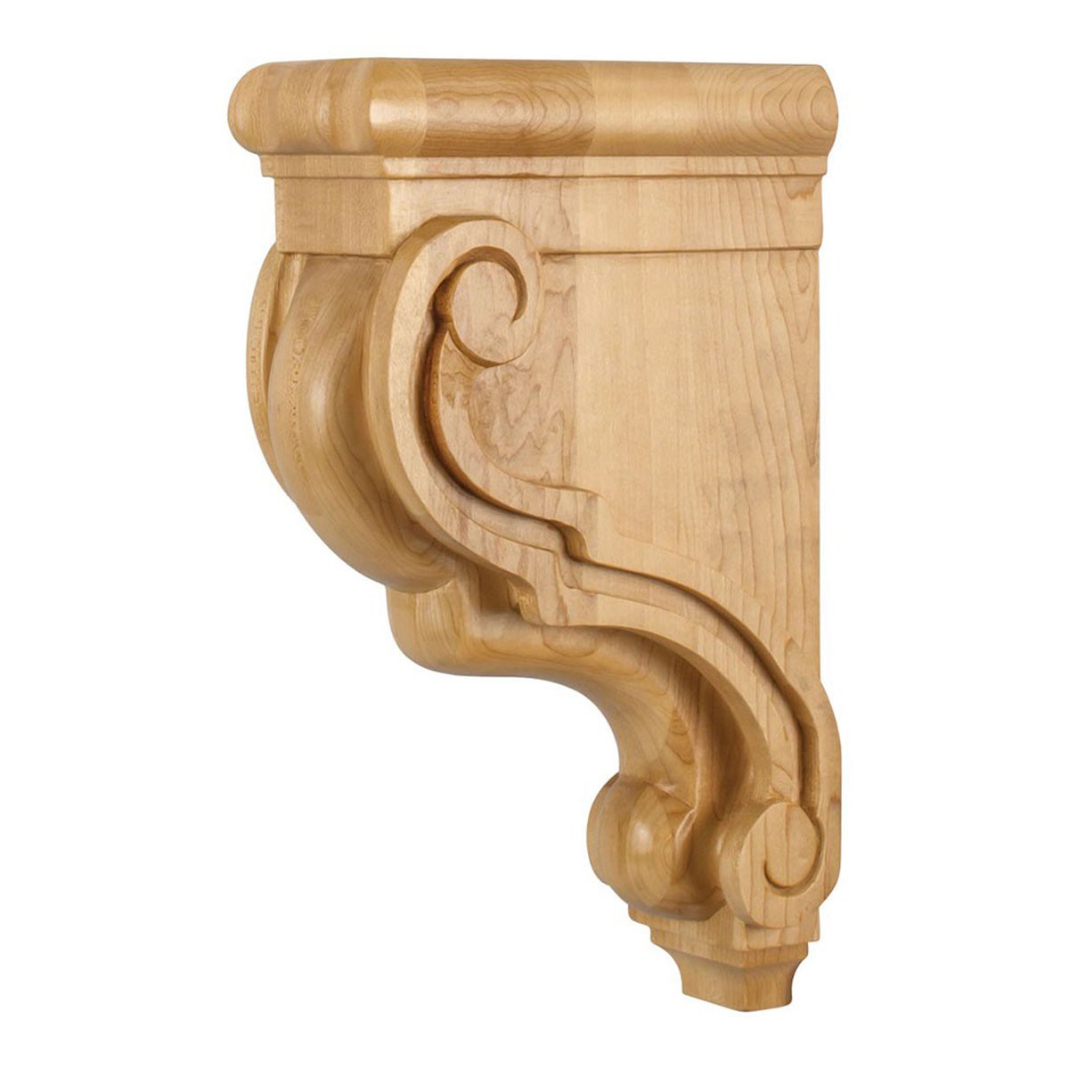 Hardware Resources 3-38 x 7-34 x 13 Cherry Scrolled Bar Bracket