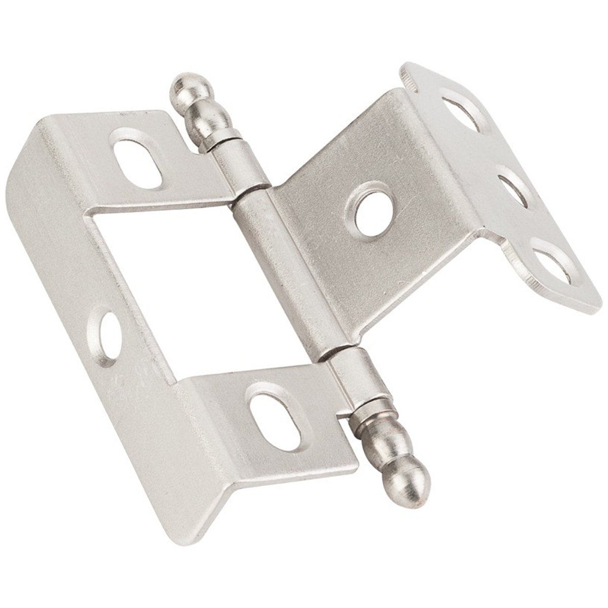 Hardware Resources 34 Frame x 34 Door Flush Hinge in Satin Nickel