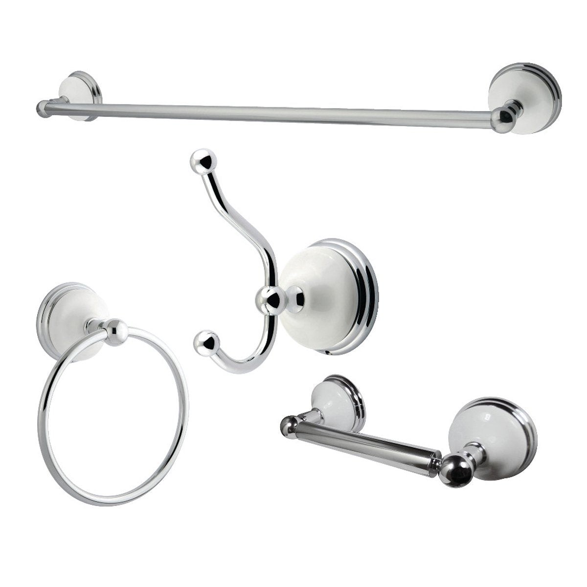 Kingston Brass Victorian 4-Piece 24 Bathroom Hardware