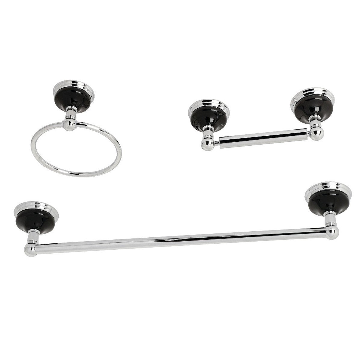 Kingston Brass Water Onyx 3-Piece 2675 Bathroom Accessory Set