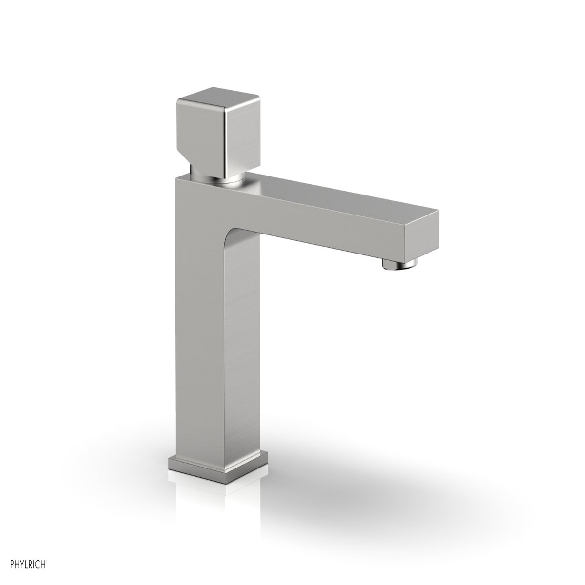 MIX Single Hole Lavatory Faucet Low - Cube Handle 290L-08
