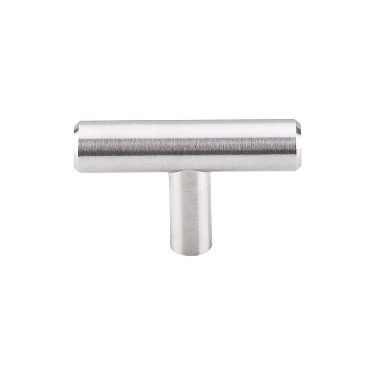 Top Knobs Solid T-Handle in Brushed Stainless Steel
