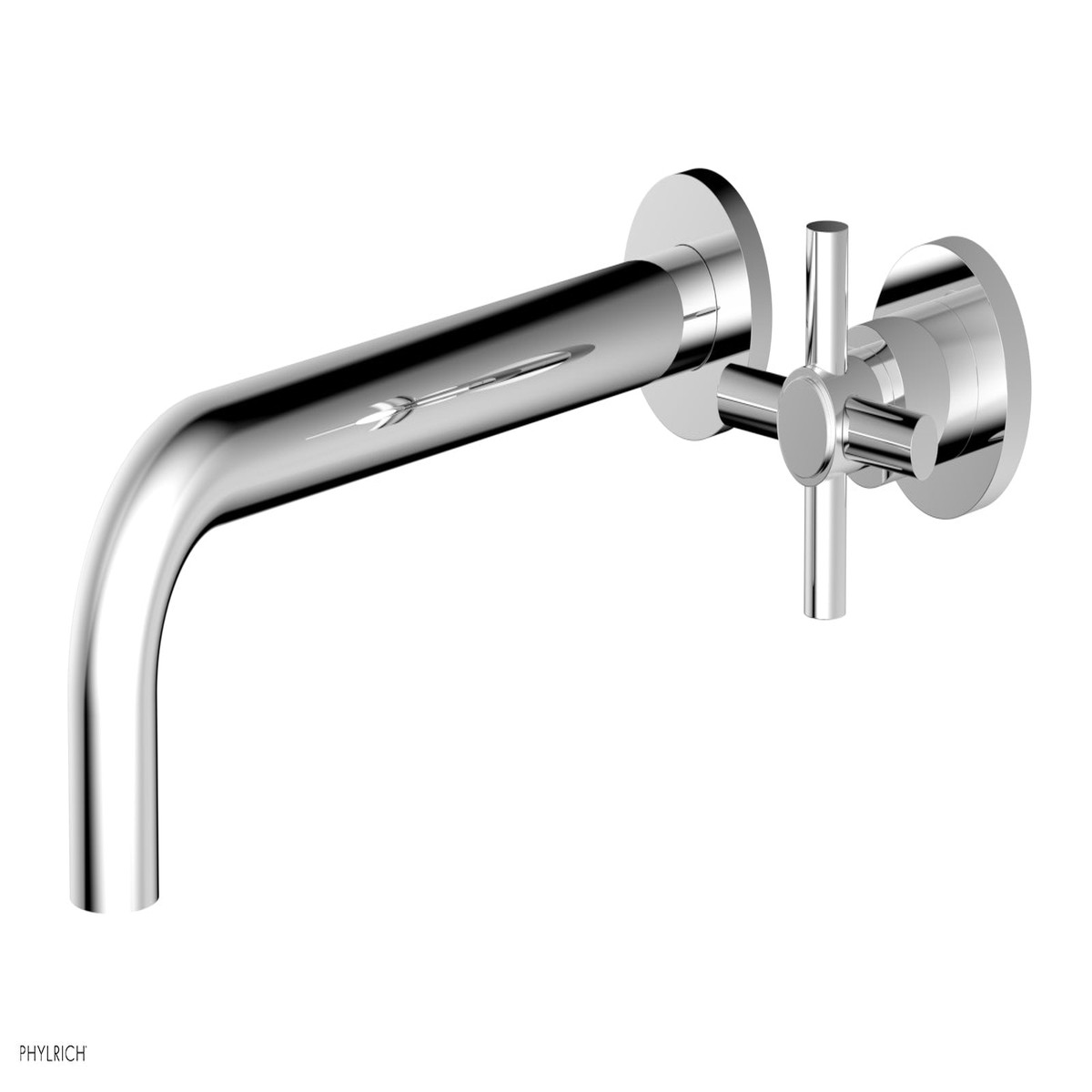 Basic 10 Single Handle Wall Lavatory Set - Cross Handle D131-16