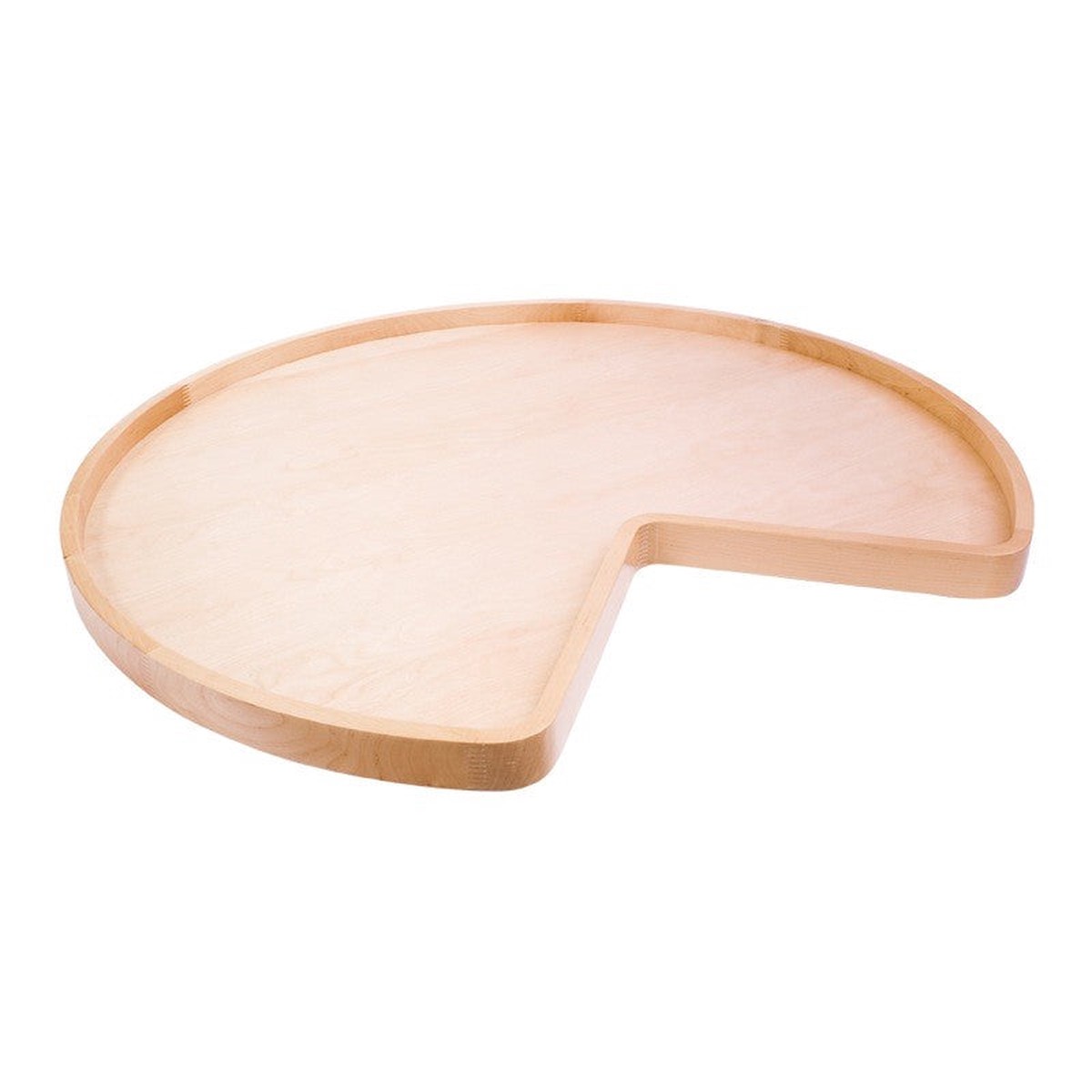 Hardware Resources 28 Diameter Kidney Wooden Lazy Susan without Hole