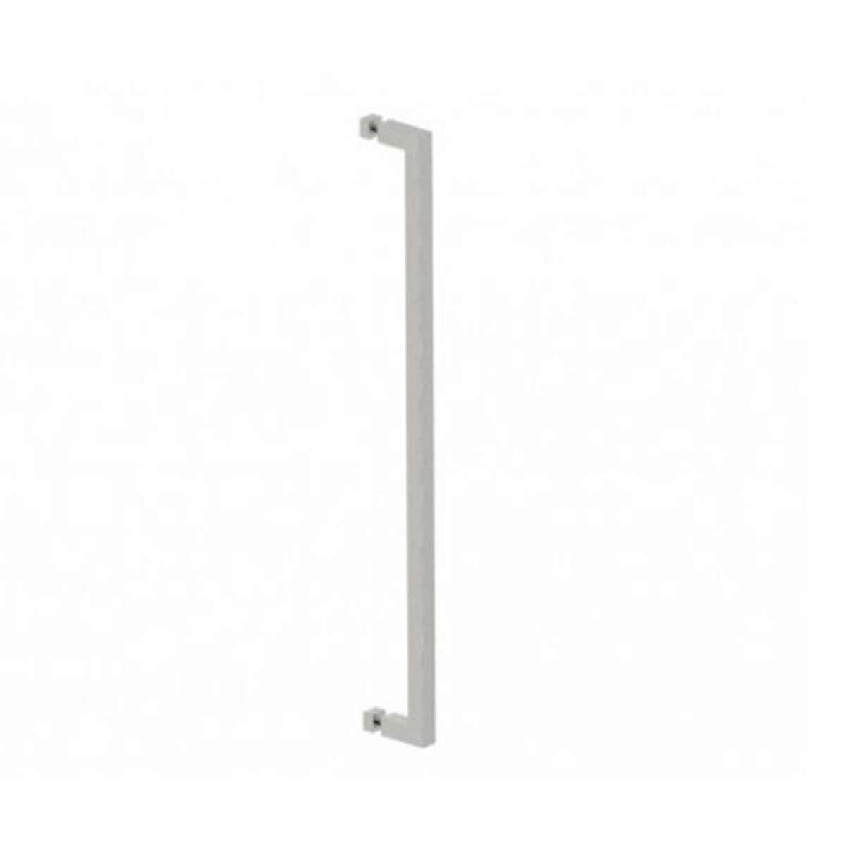 London Single Glass Shower Door Handle - Door Mount - 24 BrassBrushed Nickel