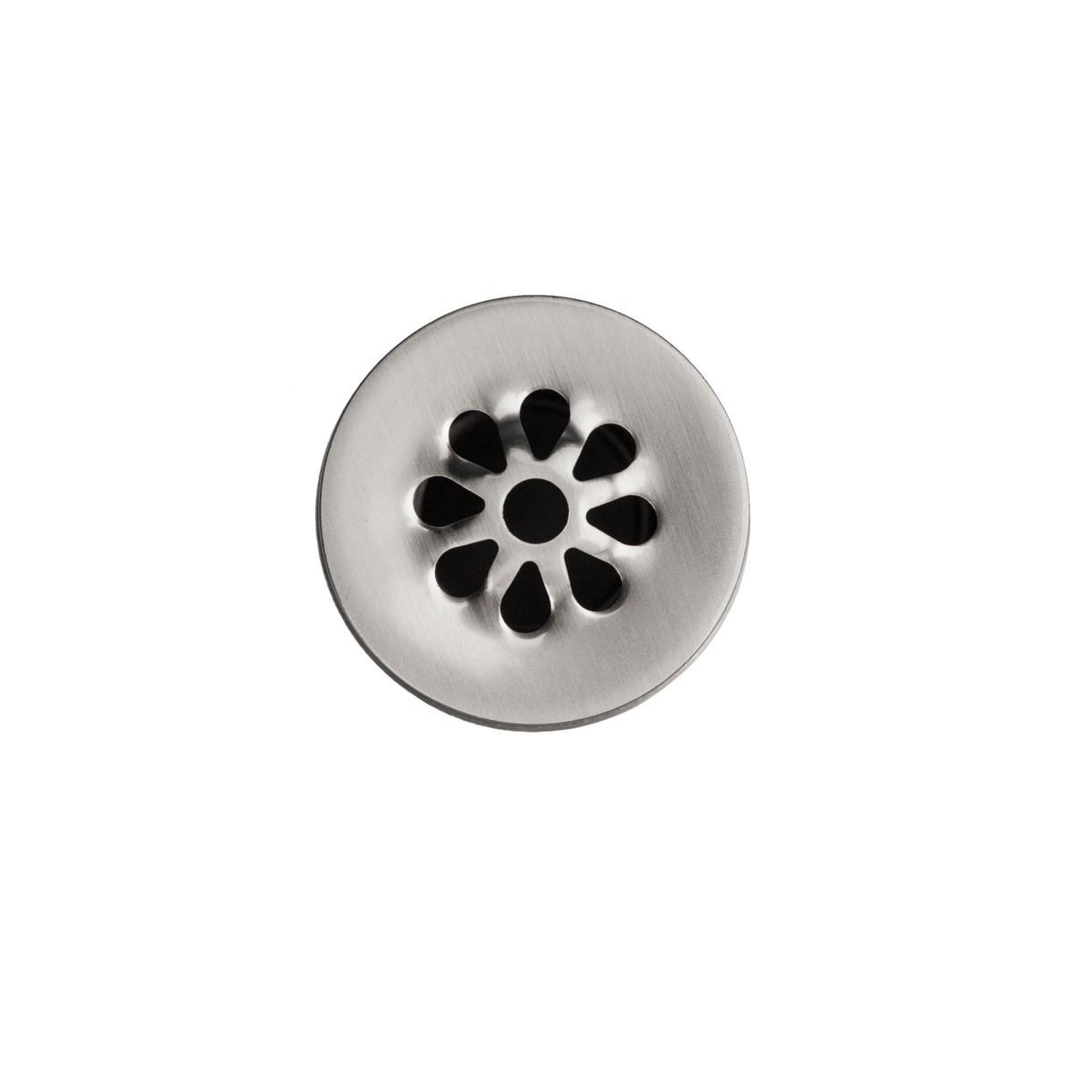 Premier Copper Products 15 Non-Overflow Grid Bathroom Sink Drain - Brushed Nickel