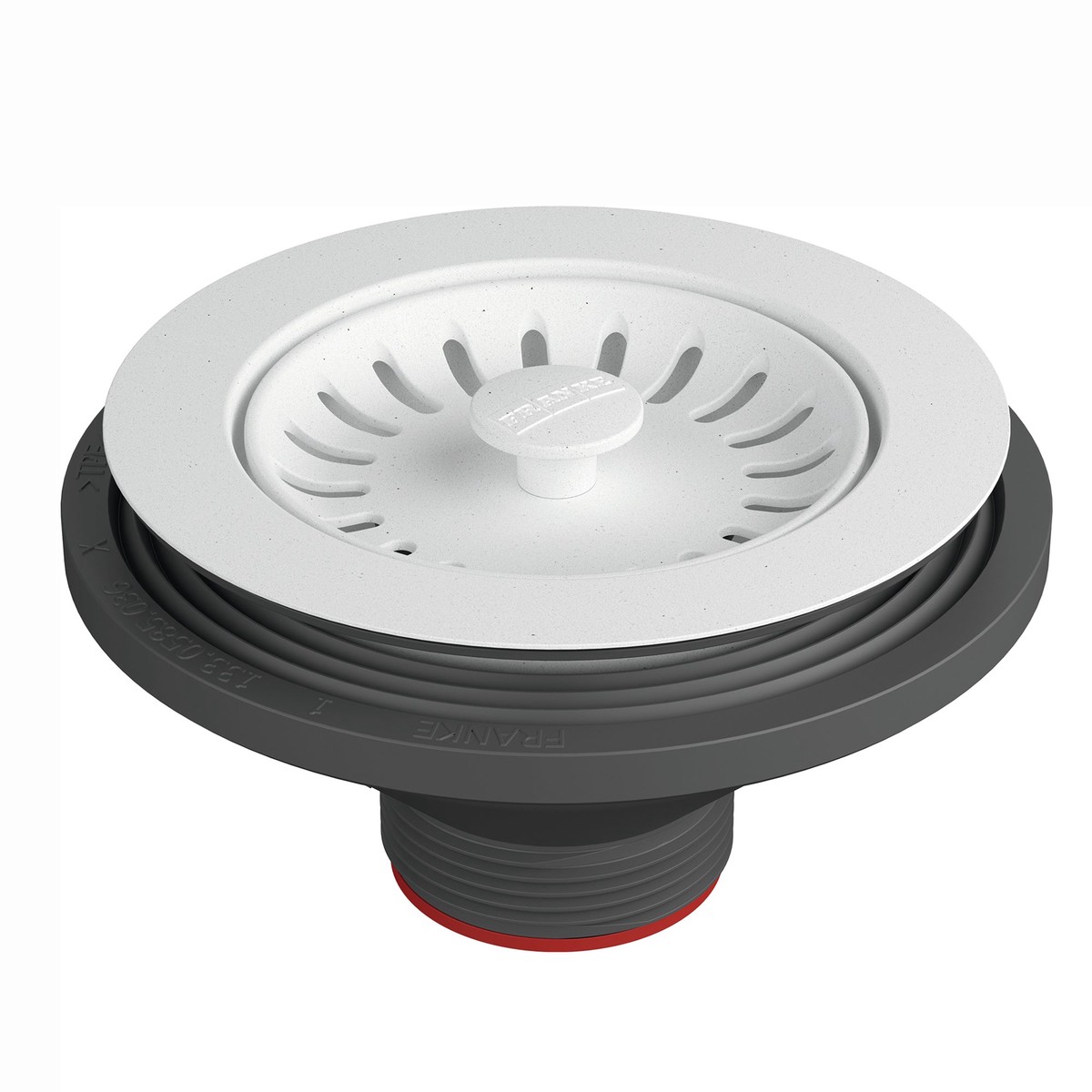 Franke Colorline Sink Strainer Assembly - Polar White