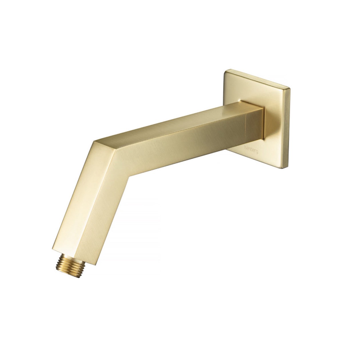 Universal Square Shower Arm - Wall Mount - 7 BrassSatin Brass