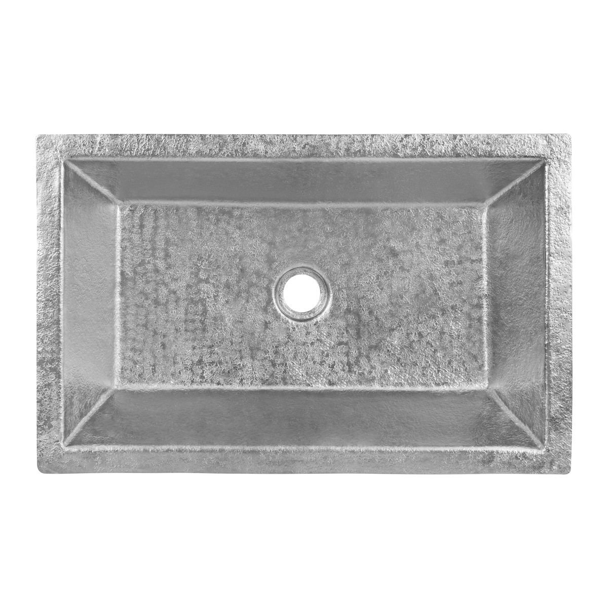22 x 14 Nickel Plated Heavy Gauge Bathroom Sink