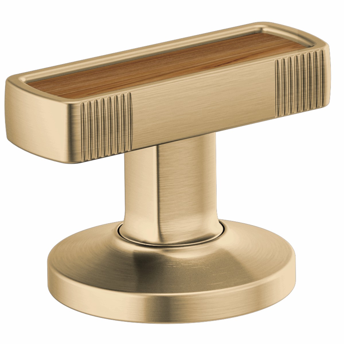 Brizo Kintsu HI5306 Widespread Lavatory Knob with Wood Inlay Handle Kit