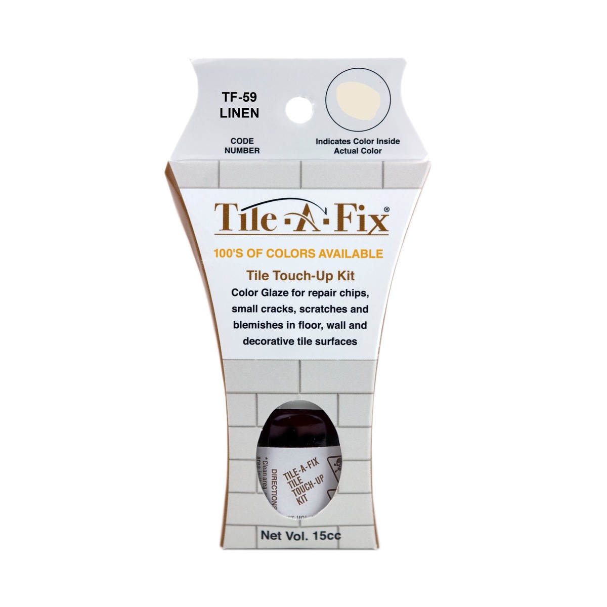TF-59 Tile-A-Fix Touch Up Repair Glaze - Linen