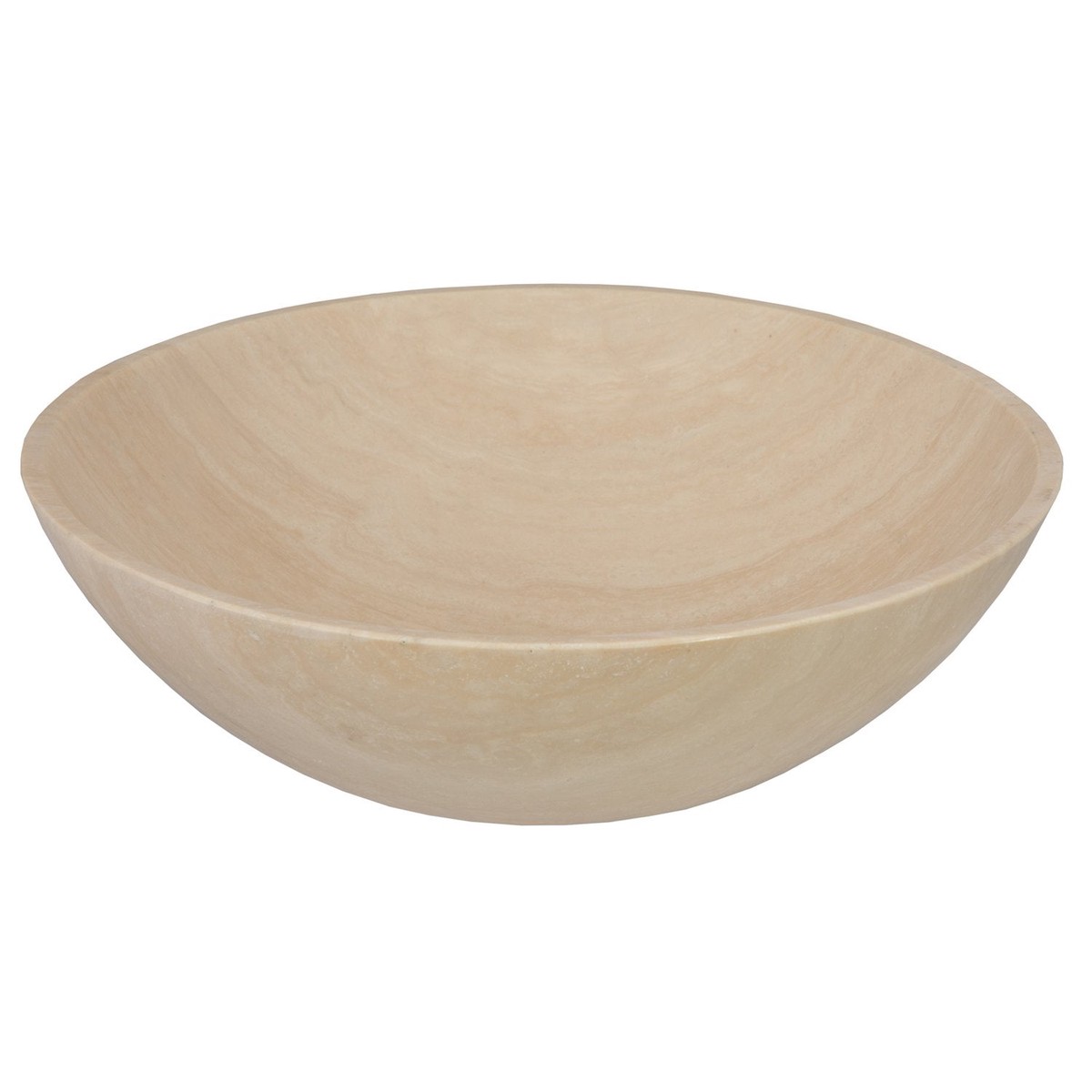 Eden Bath White Travertine Bowl Stone Sink