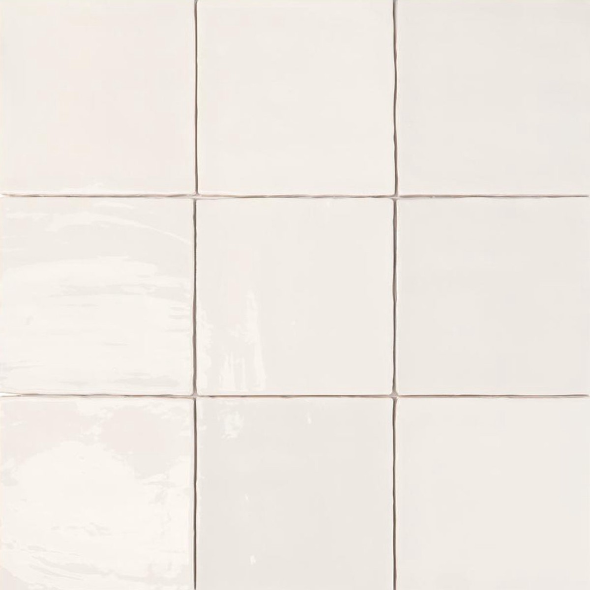 Tabarca Wall Tile - Wall Mount - 59 x 59 CeramicGloss White