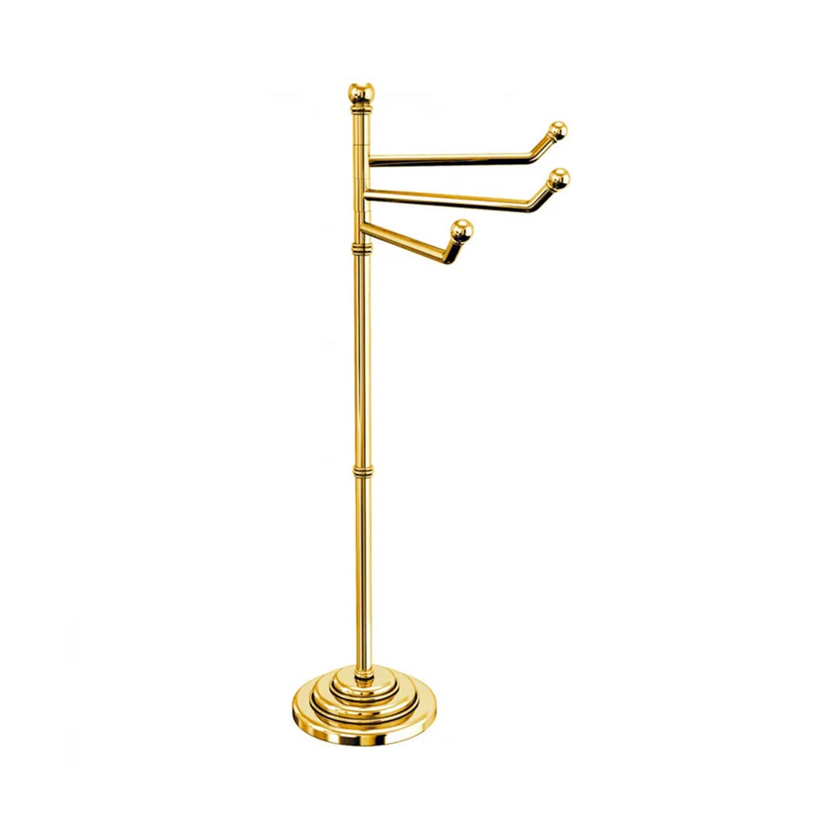 Windsor Towel Rack - Free Standing - 42 BrassGold