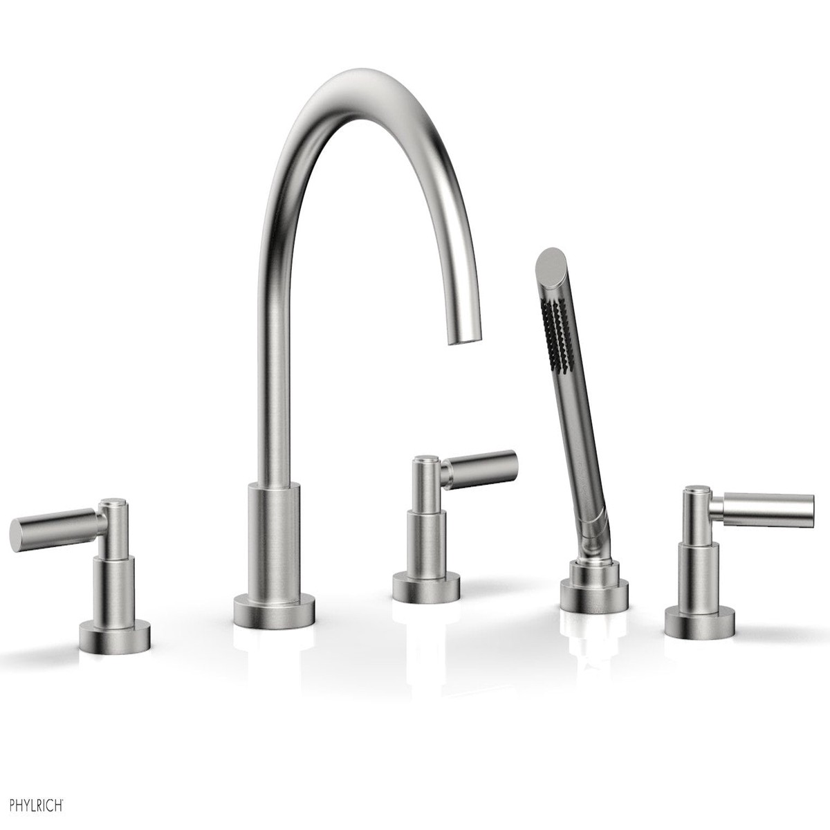 BASIC Deck Tub Set with Hand Shower - Lever Handles D2130C1