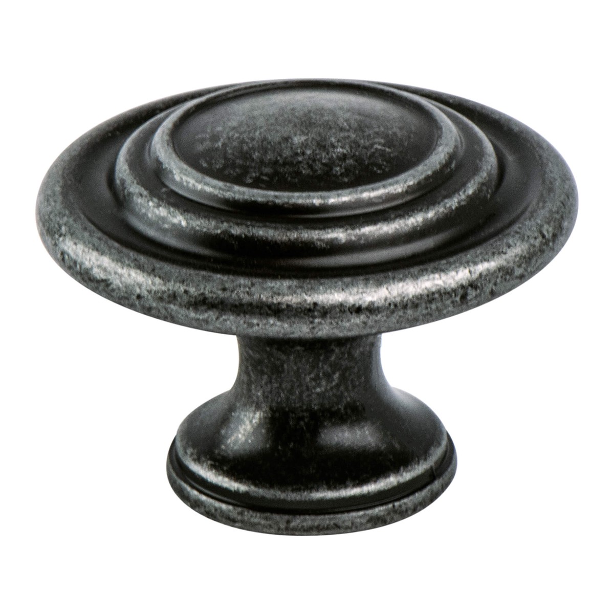 Berenson Advantage Two Knob in Antique Pewter