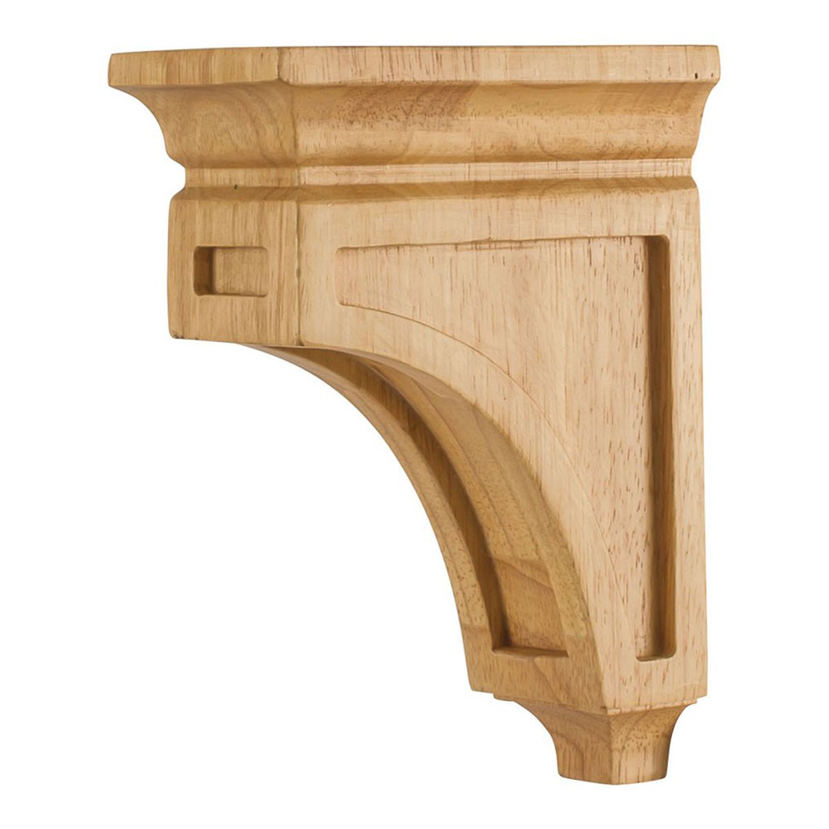 Hardware Resources 3 x 6 x 8 Hard Maple Mission Style Bar Bracket