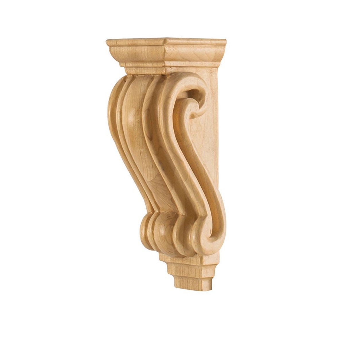 Hardware Resources Rubberwood Scrolled Corbel