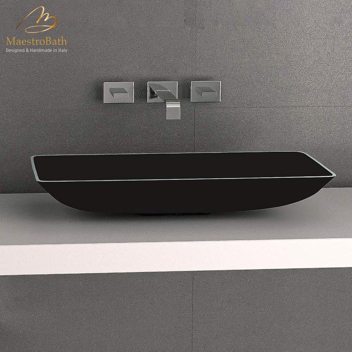 Alumix Nek Rectangular Vessel Sink