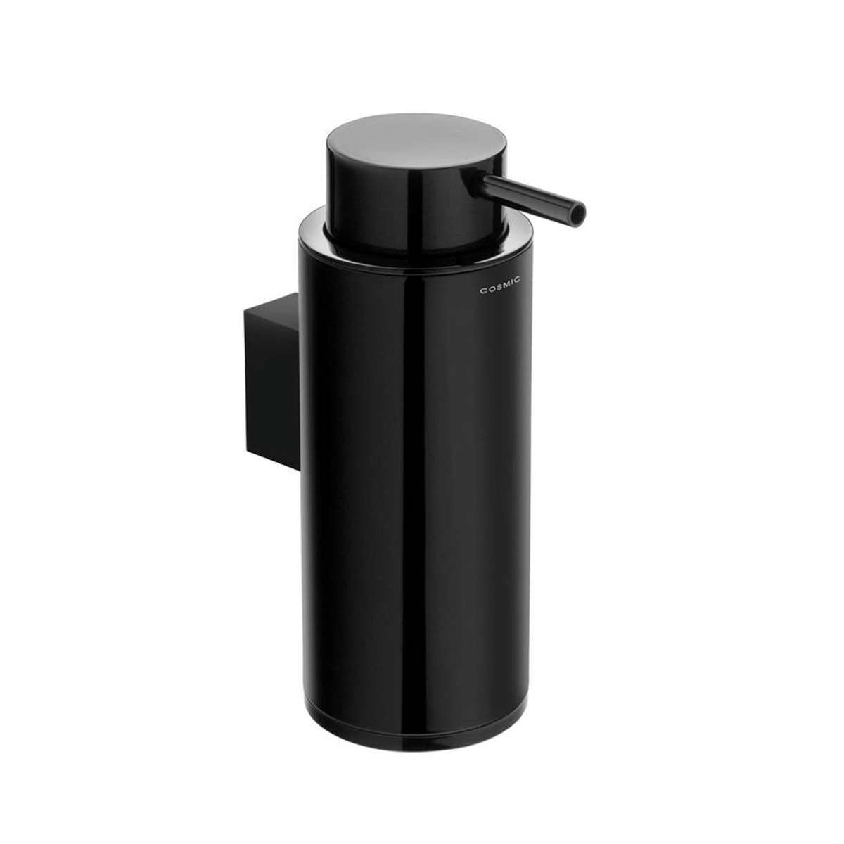 Black And White Soap Dispenser - Wall Mount - 7 BrassMatt Black