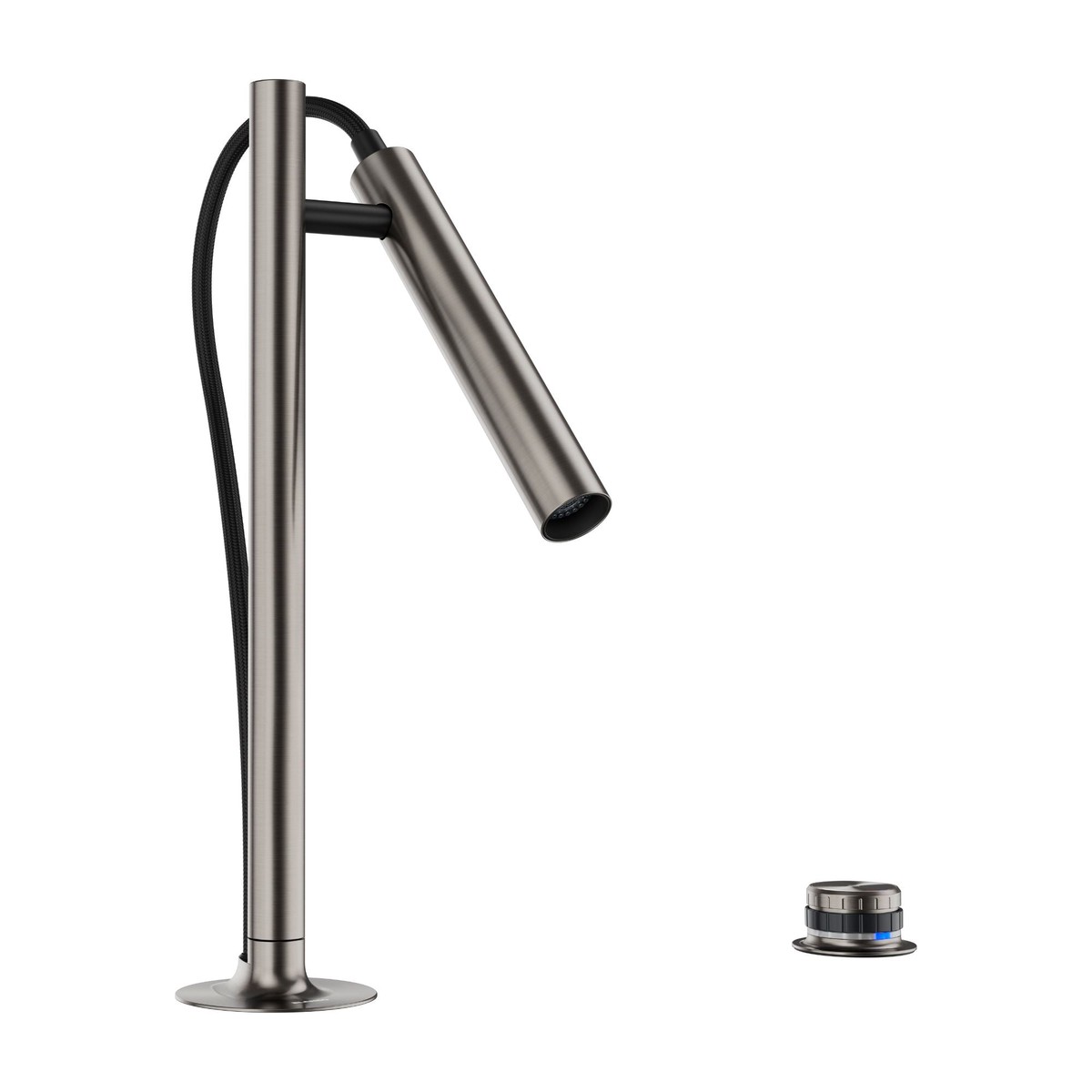 BLANCO Luneoo Pull-Down Dual-Spray Kitchen Faucet with Push Button Activation