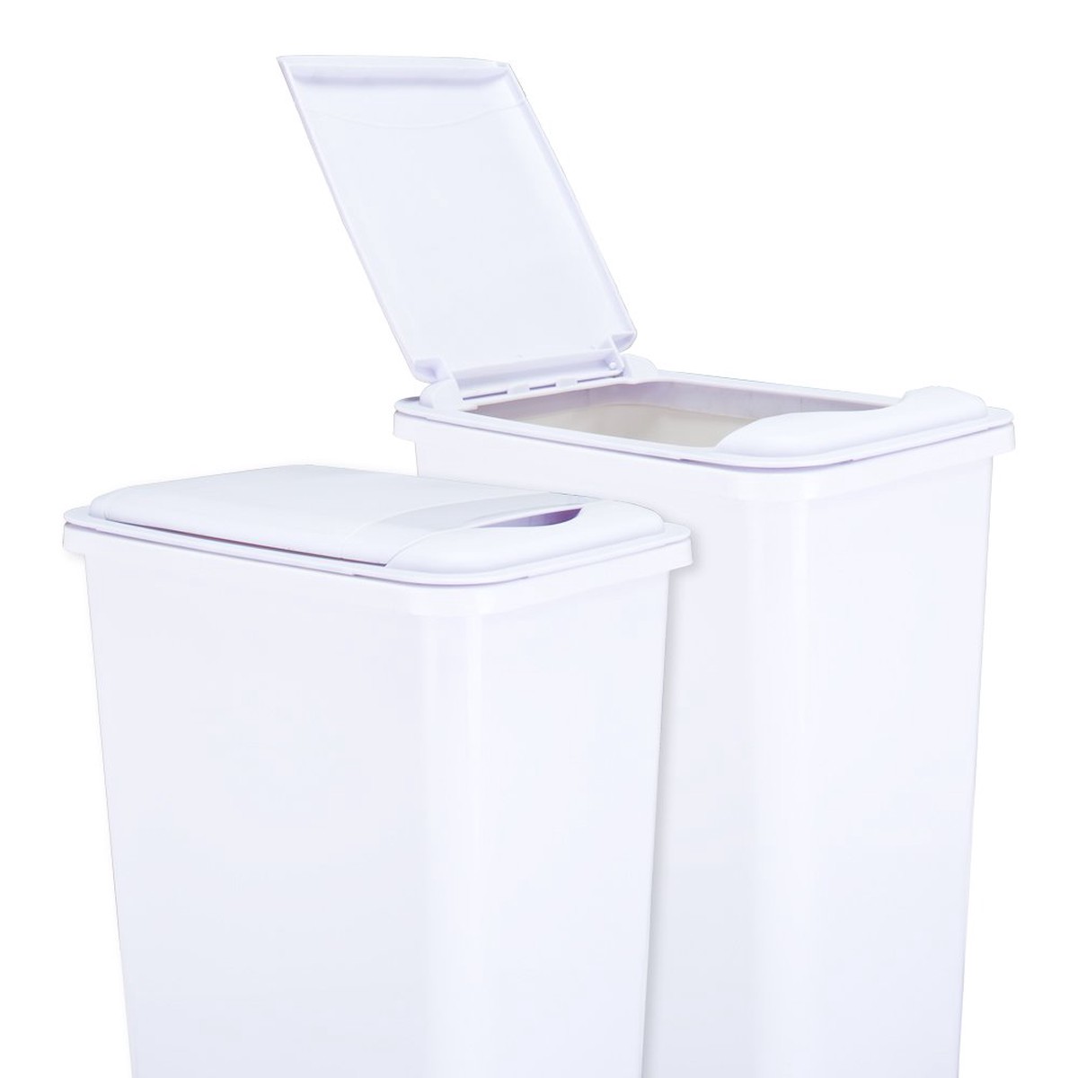 Hardware Resources Lid for 50-Quart Plastic Waste Container in White