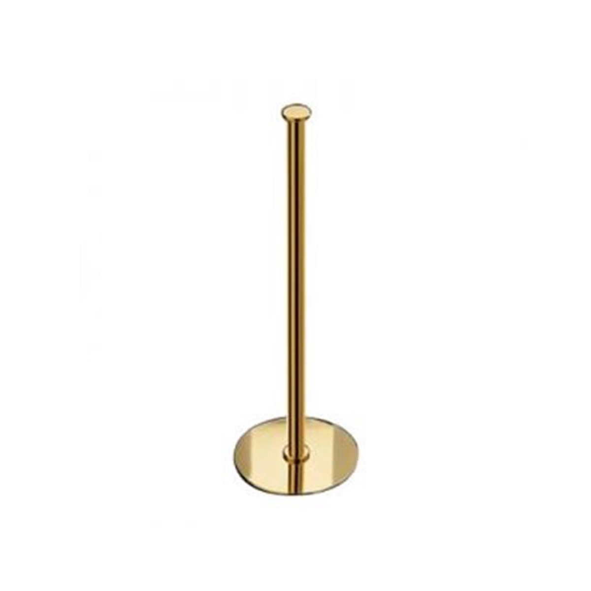 Universal Toilet Paper Holder - Free Standing - 6 BrassGold