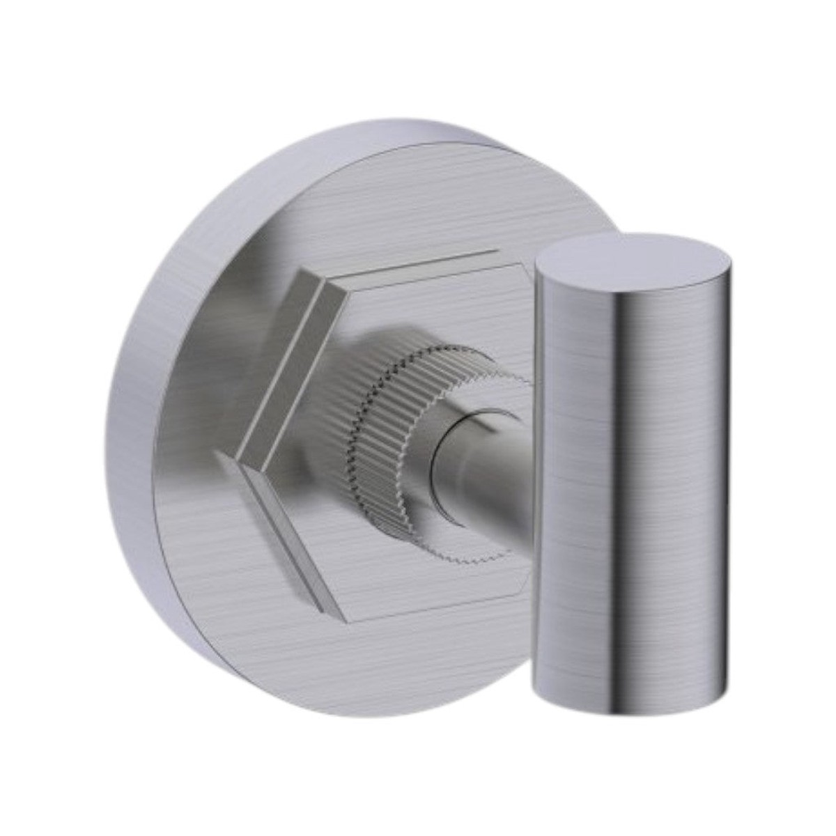 Windsor Single Hook - Wall Mount - 3 BrassBrushed Nickel