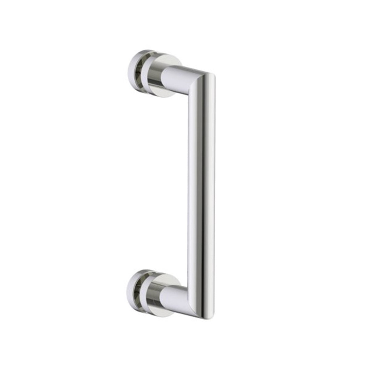 Oslo Single Shower Door Handle - Door Mount - 8 BrassPolished Nickel