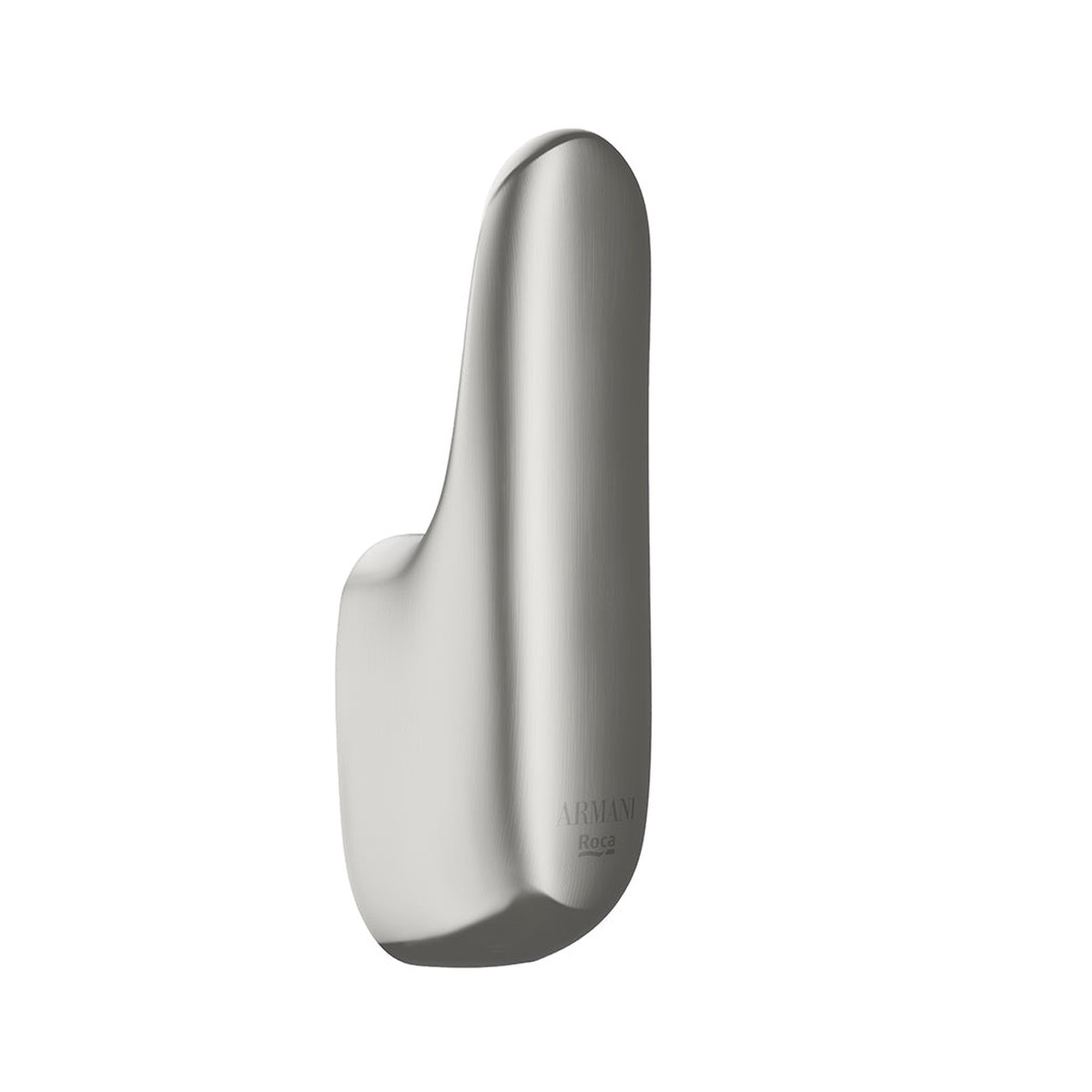 Baia Single Hook - Wall Mount - 1 MetalBrushed Steel