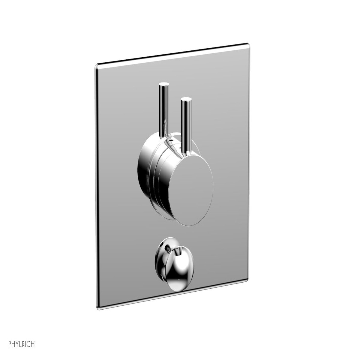 BASIC II Pressure Balance Shower Plate with Diverter and Handle Trim Set 4-203