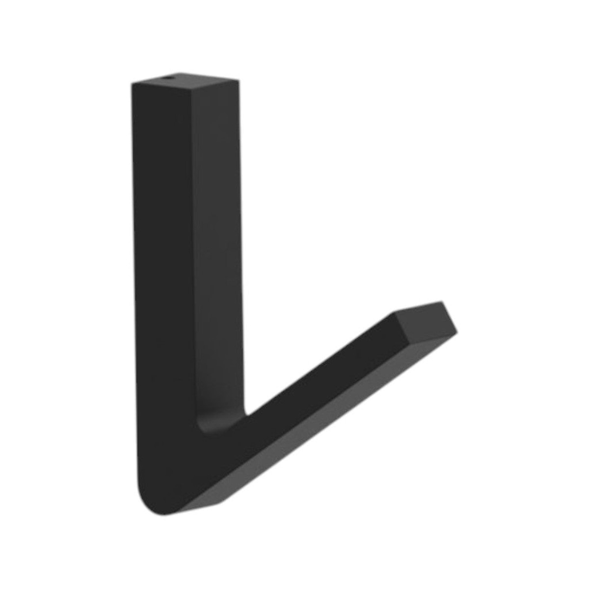Bonn Large Coat Hook - Wall Mount - 5 BrassMatt Black