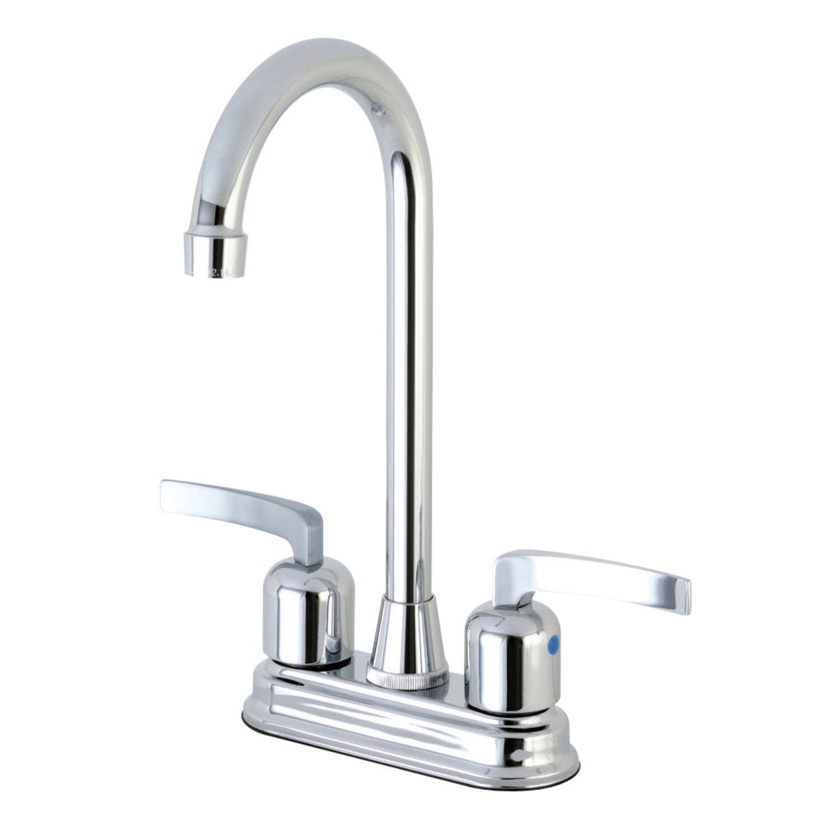 Kingston Brass Centurion 4 Centerset High-Arch Spout Bar Faucet