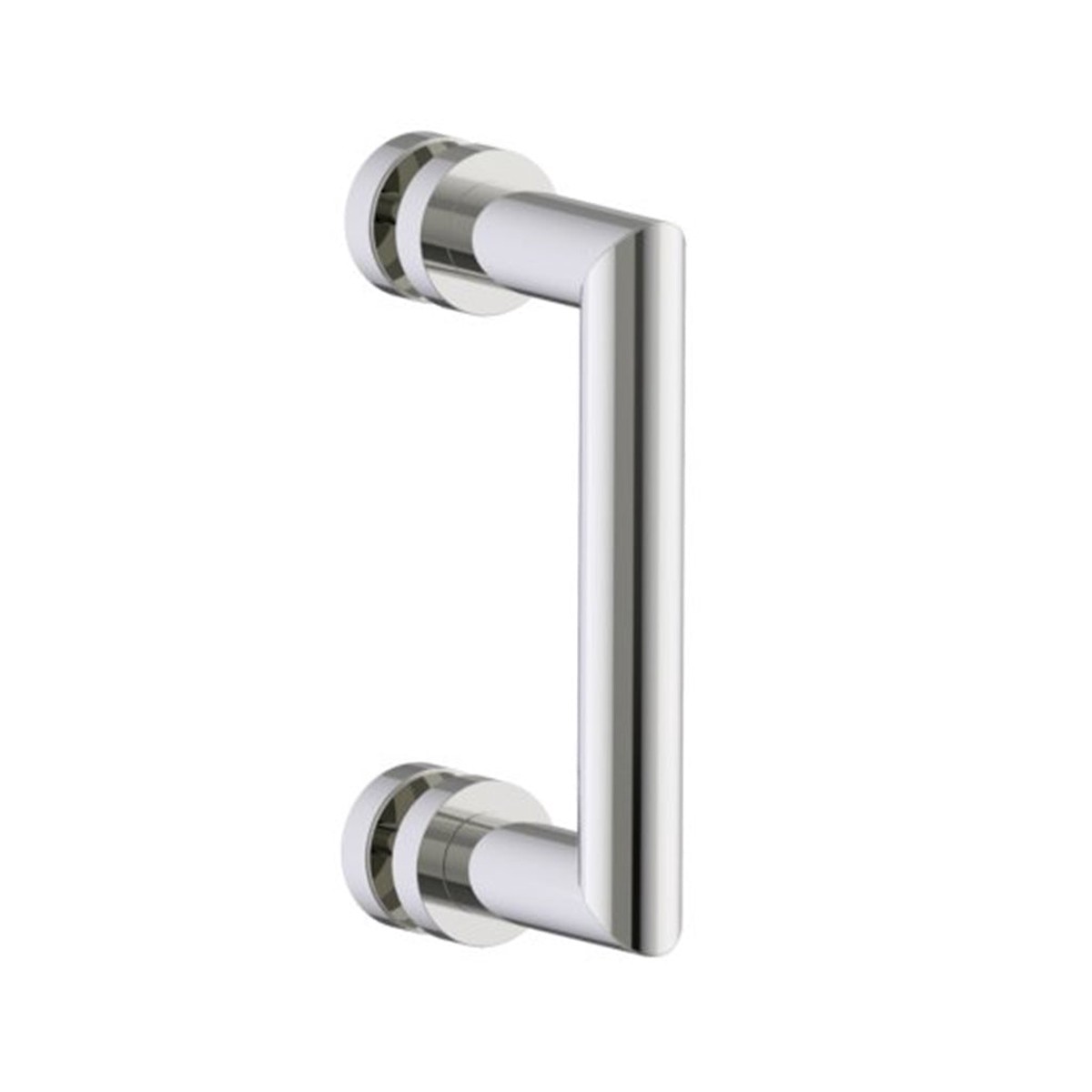 Oslo Single Shower Door Handle - Door Mount - 6 BrassPolished Nickel