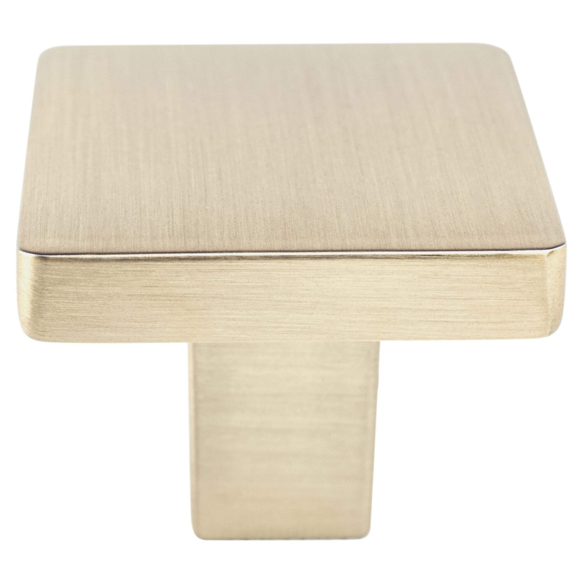 Berenson Contemporary Advantage One Knob in Champagne - Square