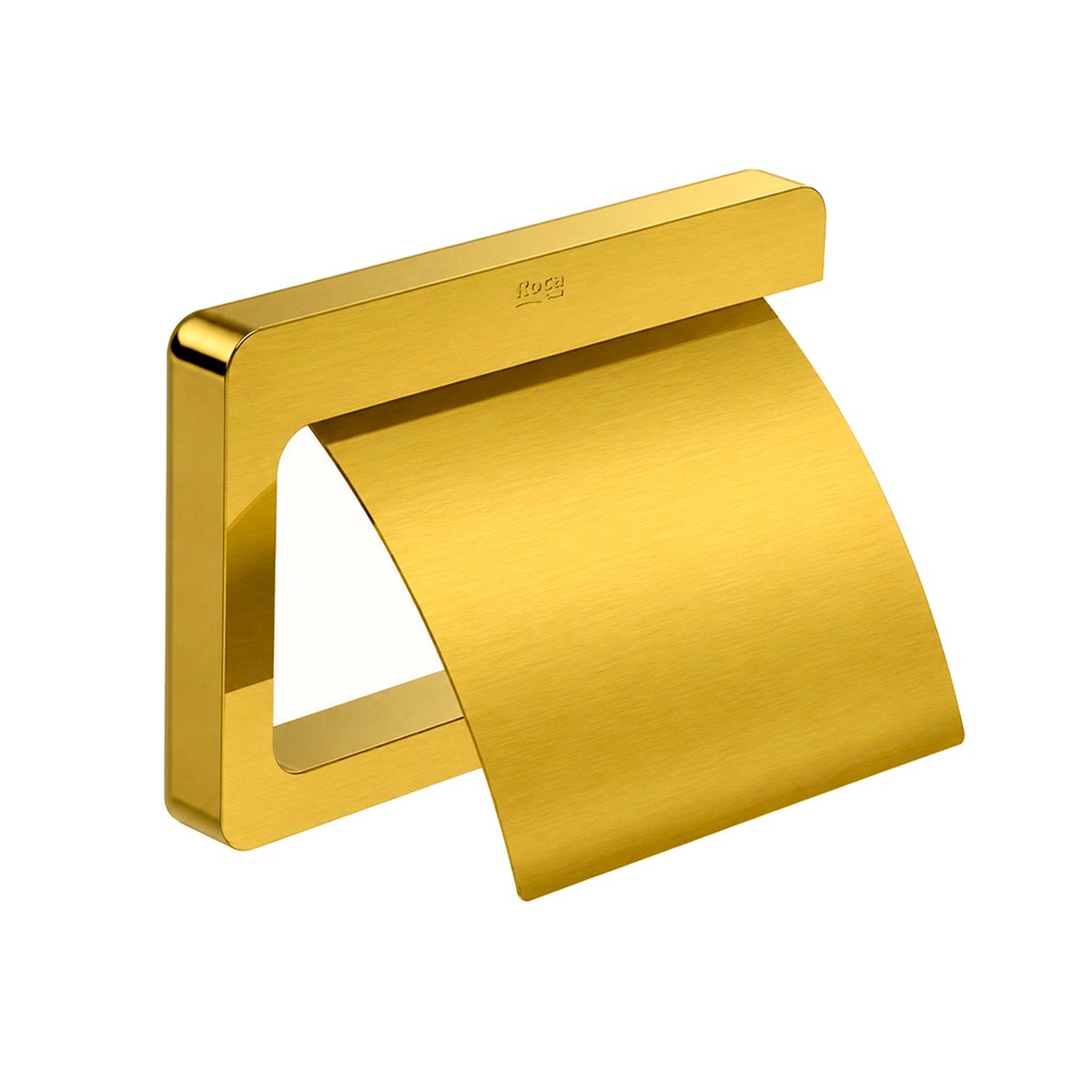 Tempo Toilet Paper Holder - Wall Mount - 6 BrassBrushed Gold