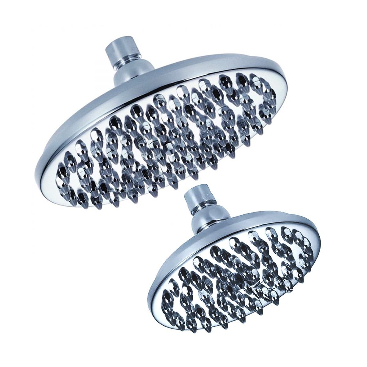 Classic Sharp Nozzle Shower Head - Wall Or Ceiling Mount BrassPolished Chrome
