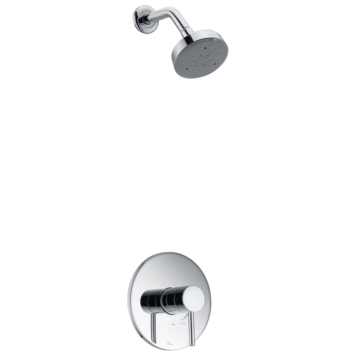 Dawn Pinnacles Series Shower Combo Set Wall Mounted Showerhead with Trim