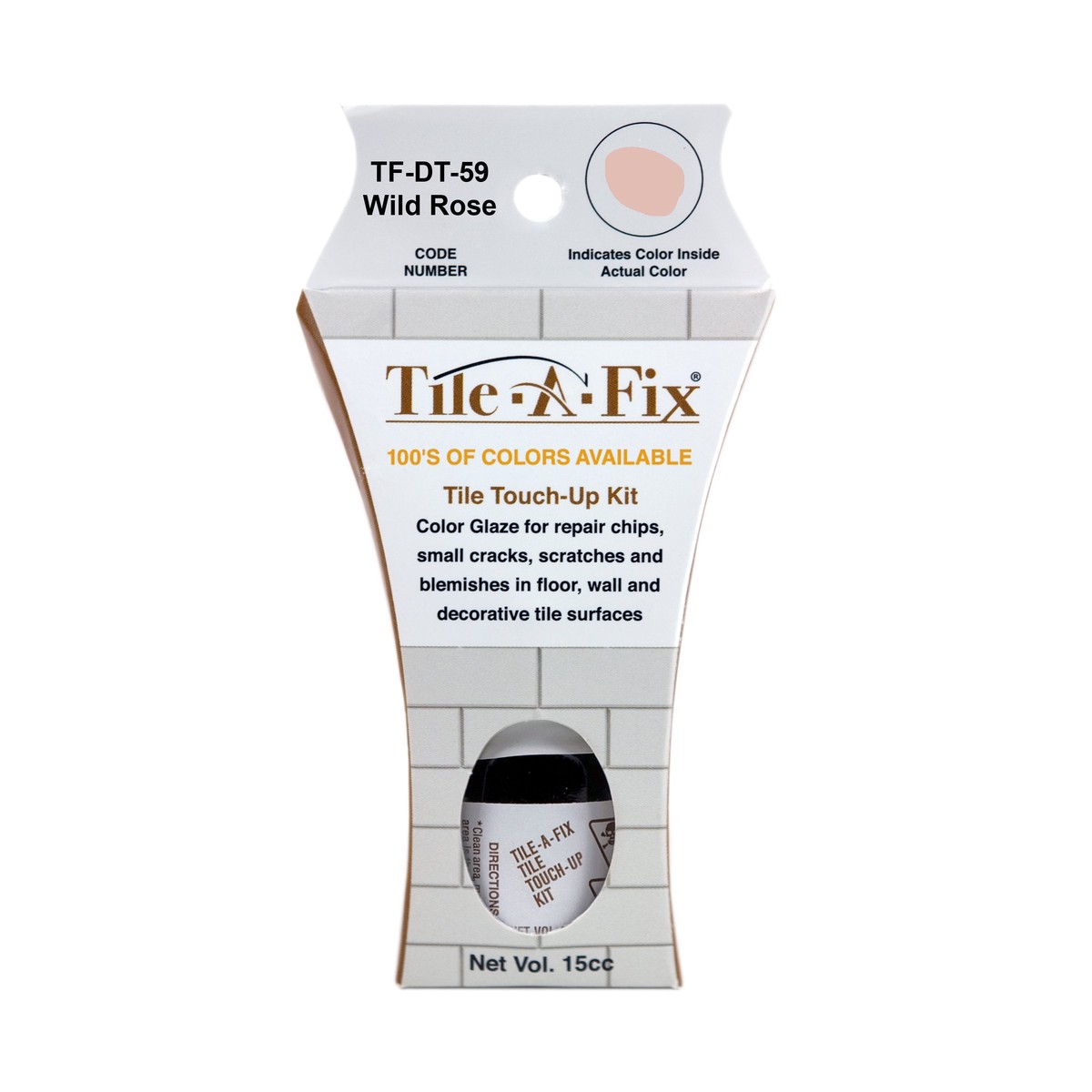 TF-DT-59 Tile-A-Fix Tile Touch Up Repair Glaze - Daltile Wild Rose
