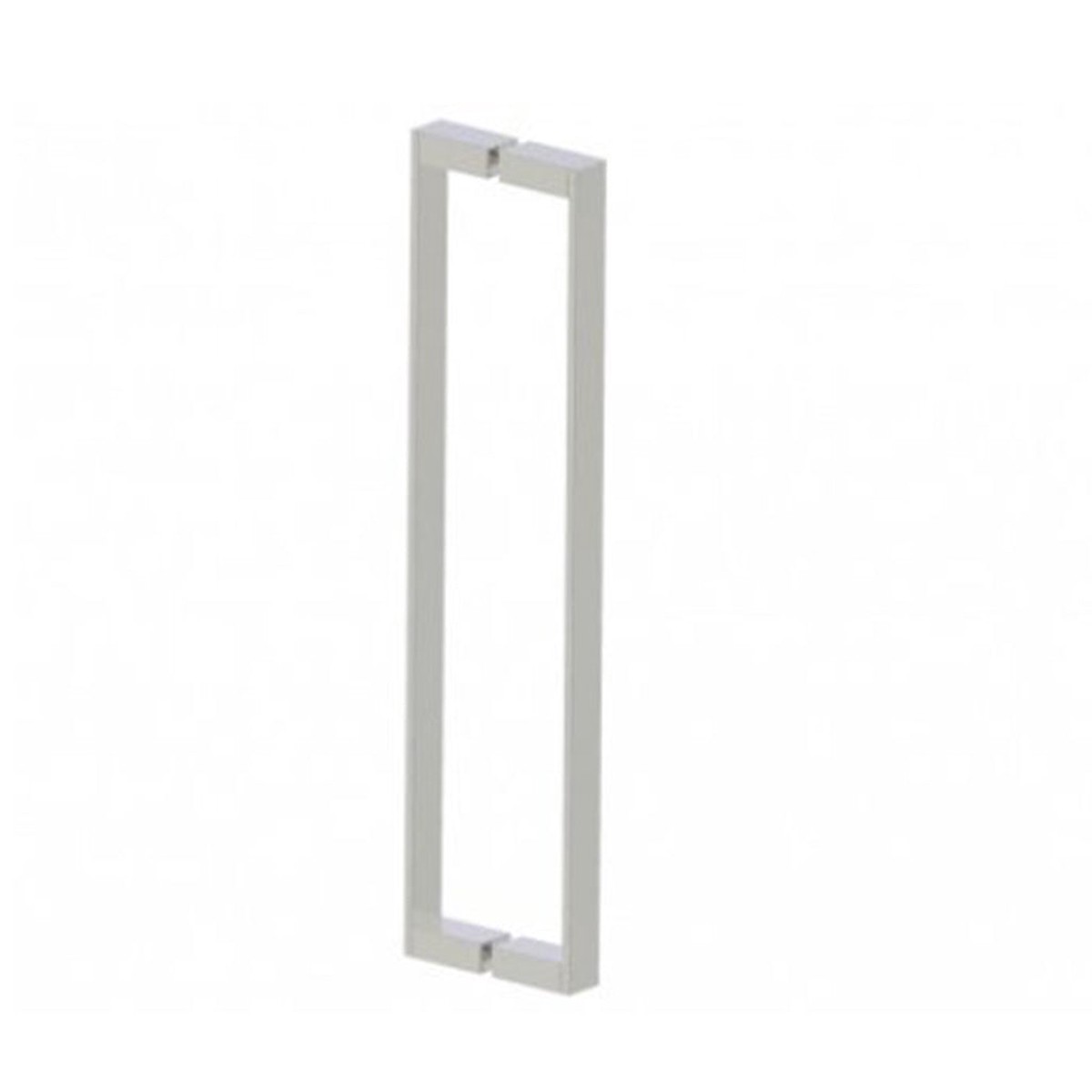 Berlin Double Glass Shower Door Handle - Door Mount - 24 BrassPolished Nickel